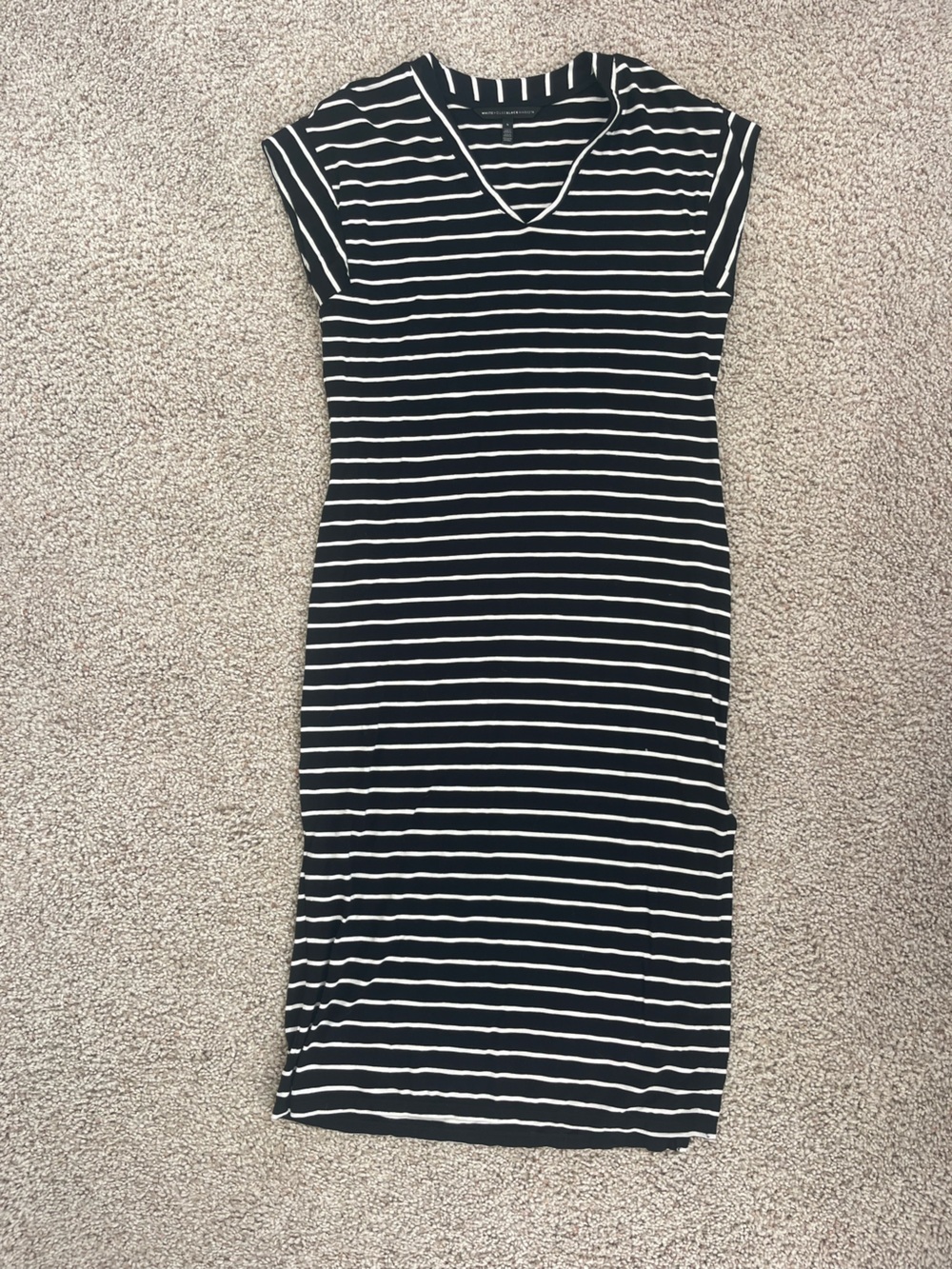 White House Black Market Striped Maxi Dress